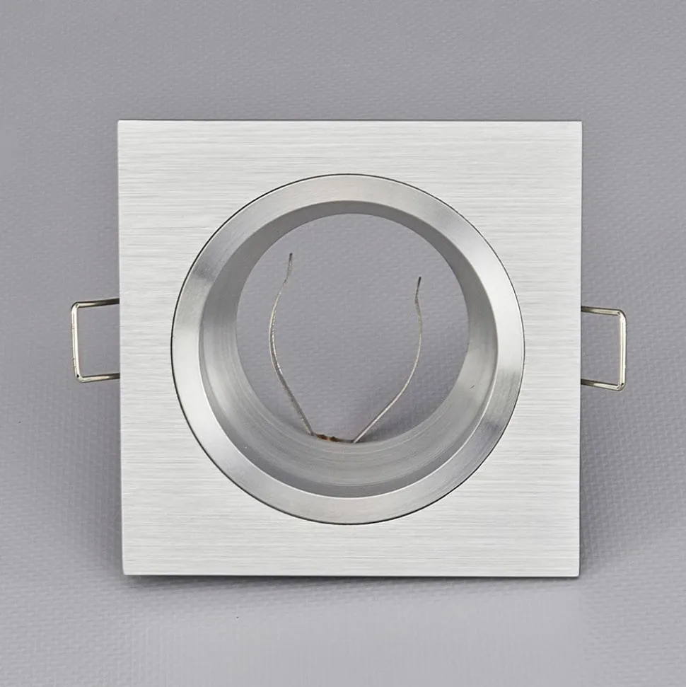 Hoogspanning-inbouwlamp Soley, hoekig