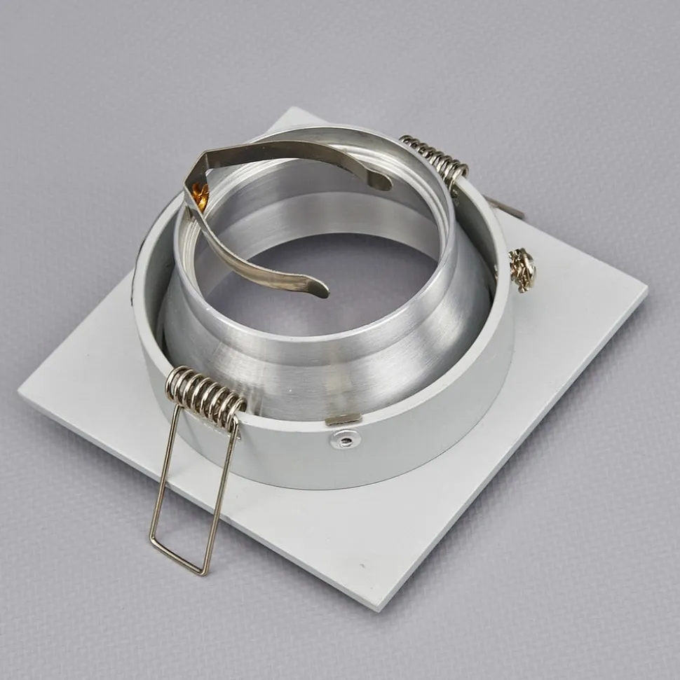 Hoogspanning-inbouwlamp Soley, hoekig