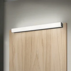 Horizon LED spiegellamp, breedte 60 cm, zwart, IP44