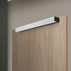 Horizon LED spiegellamp, breedte 60 cm, zwart, IP44