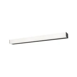 Horizon LED spiegellamp, breedte 60 cm, zwart, IP44