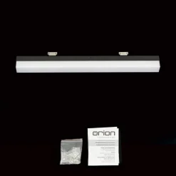 Horizon LED spiegellamp, breedte 60 cm, zwart, IP44