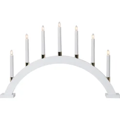 Houten lichtboog Gillian wit