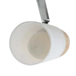 Houten spot Christoph, 3-lamps, langwerpig