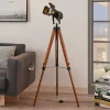 Houten vloerlamp Hilma met tripod statief