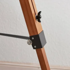 Houten vloerlamp Hilma met tripod statief