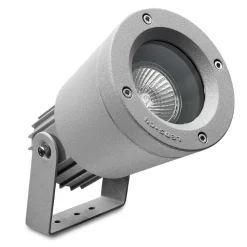 Hubble buitenspot, grijs, GU10, aluminium