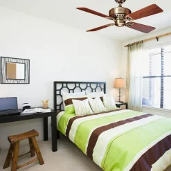 Hunter Bayport plafondventilator rozenhout/eiken