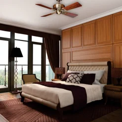 Hunter Bayport plafondventilator rozenhout/eiken