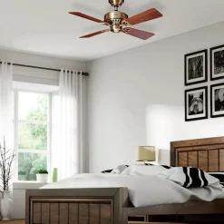 Hunter Bayport plafondventilator rozenhout/eiken