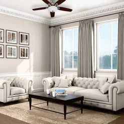 Hunter Builder Deluxe plafondventilator, chroom