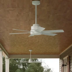 Hunter Kennicott plafondventilator wit mat