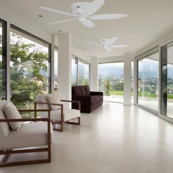 Hunter Low Profile III ventilator wit/esdoorn