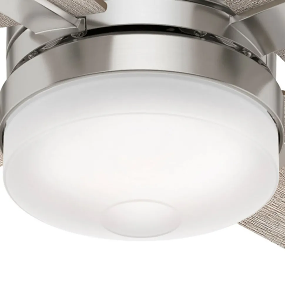 Hunter Mercado plafondventilator eiken/nikkel