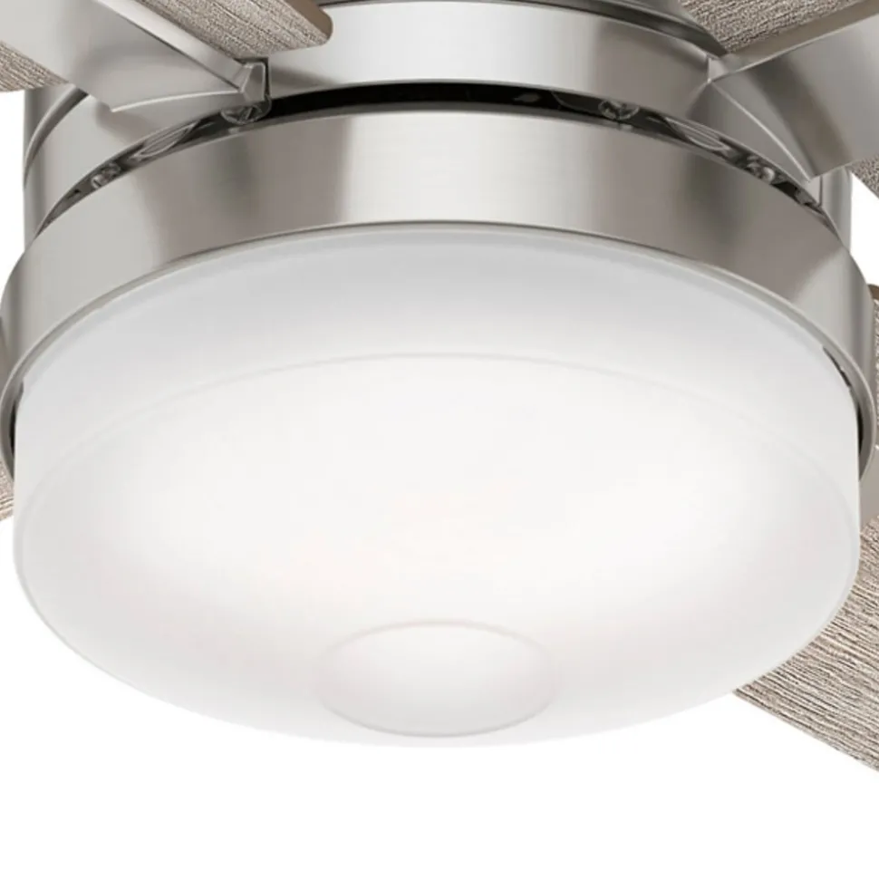 Hunter Mercado plafondventilator eiken/nikkel