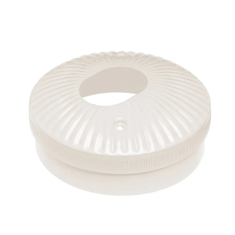 Hunter ventilator plafondhouder gebogen wit