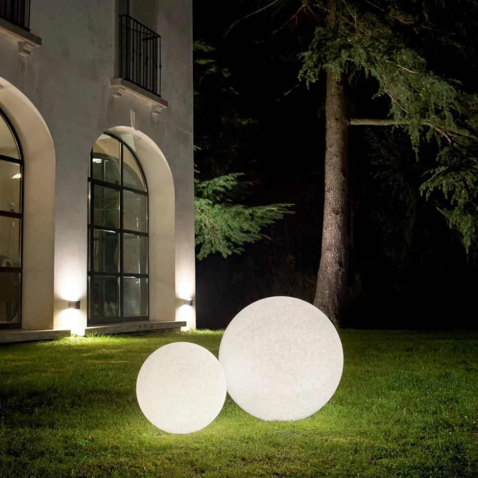 Ideal Lux Doris grondspies lamp, wit, kunststof, Ø 78 cm