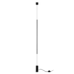 Ideal Lux Filo LED vloerlamp, zwart, metaal, 3.000 K