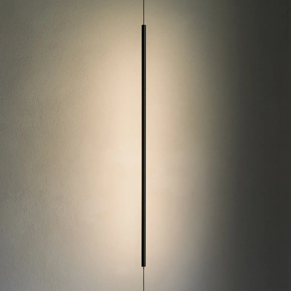 Ideal Lux Filo LED vloerlamp, zwart, metaal, 3.000 K