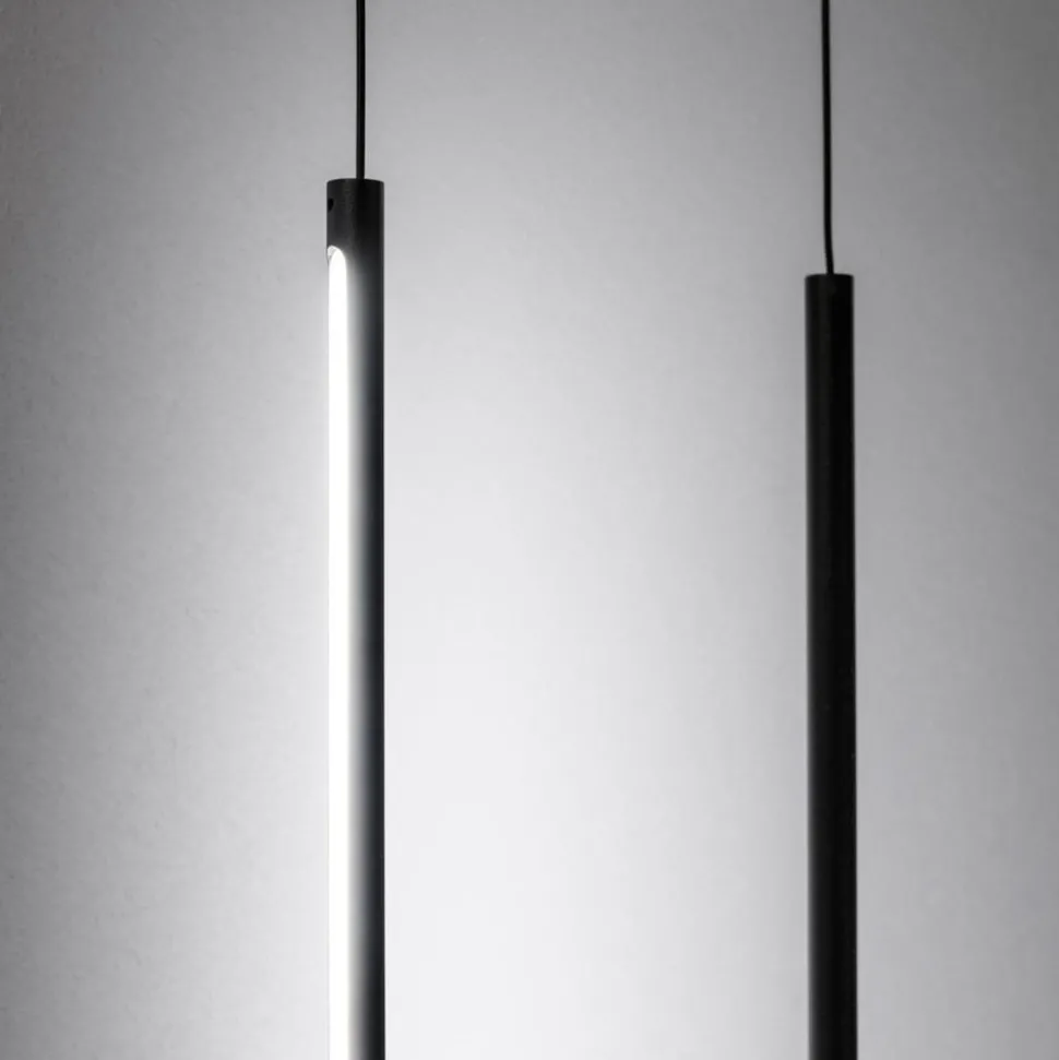 Ideal Lux Filo LED vloerlamp, zwart, metaal, 3.000 K