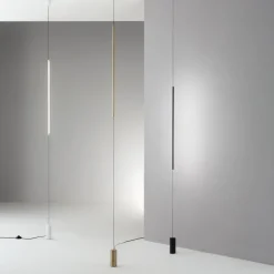 Ideal Lux Filo LED vloerlamp, zwart, metaal, 3.000 K