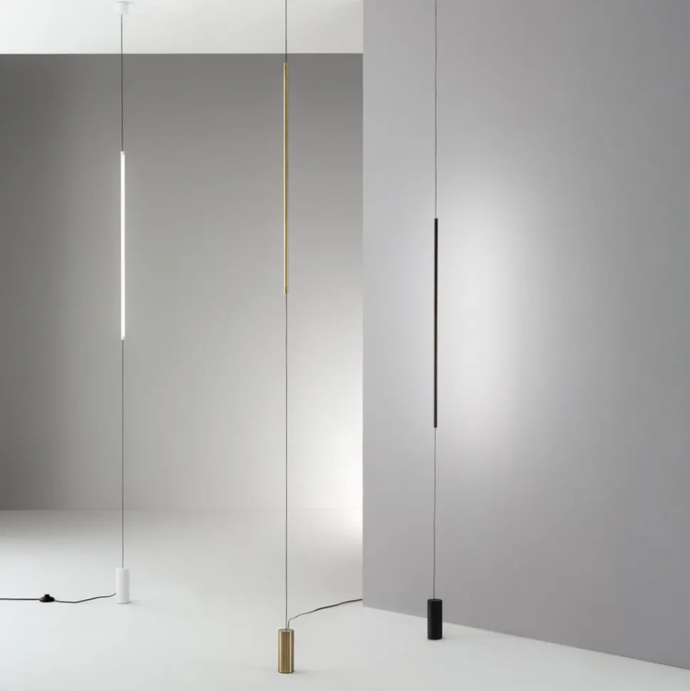 Ideal Lux Filo LED vloerlamp, zwart, metaal, 3.000 K