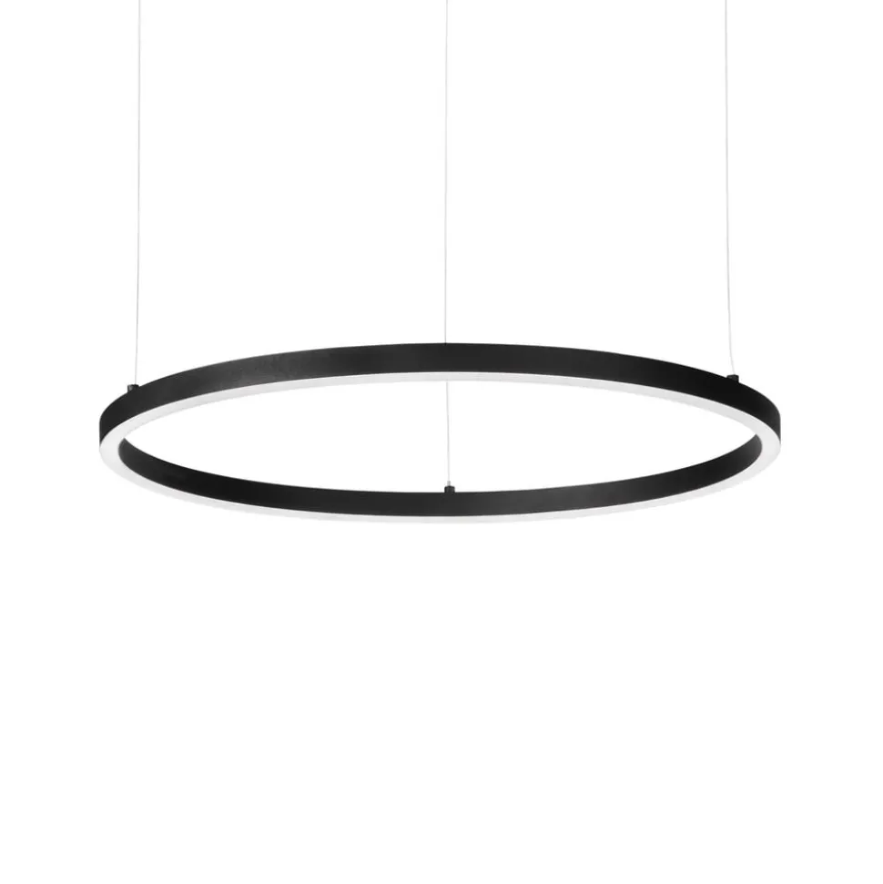 Ideal Lux hanglamp Oracle Slim Ø 90 cm zwart 3.000 K