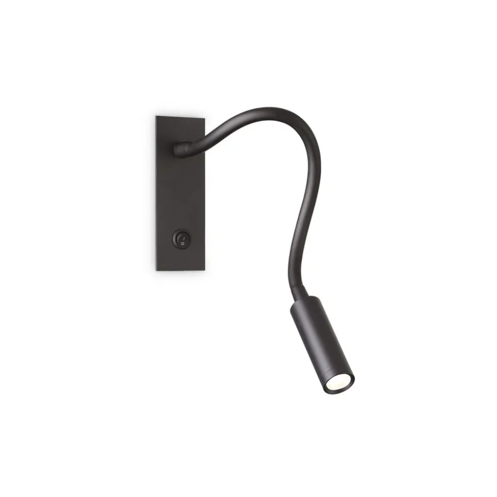 Ideal Lux Io LED inbouwlamp, zwart