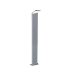 Ideal Lux LED tuinpadverlichting Stijl grijs hoogte 100 cm aluminium 3.000