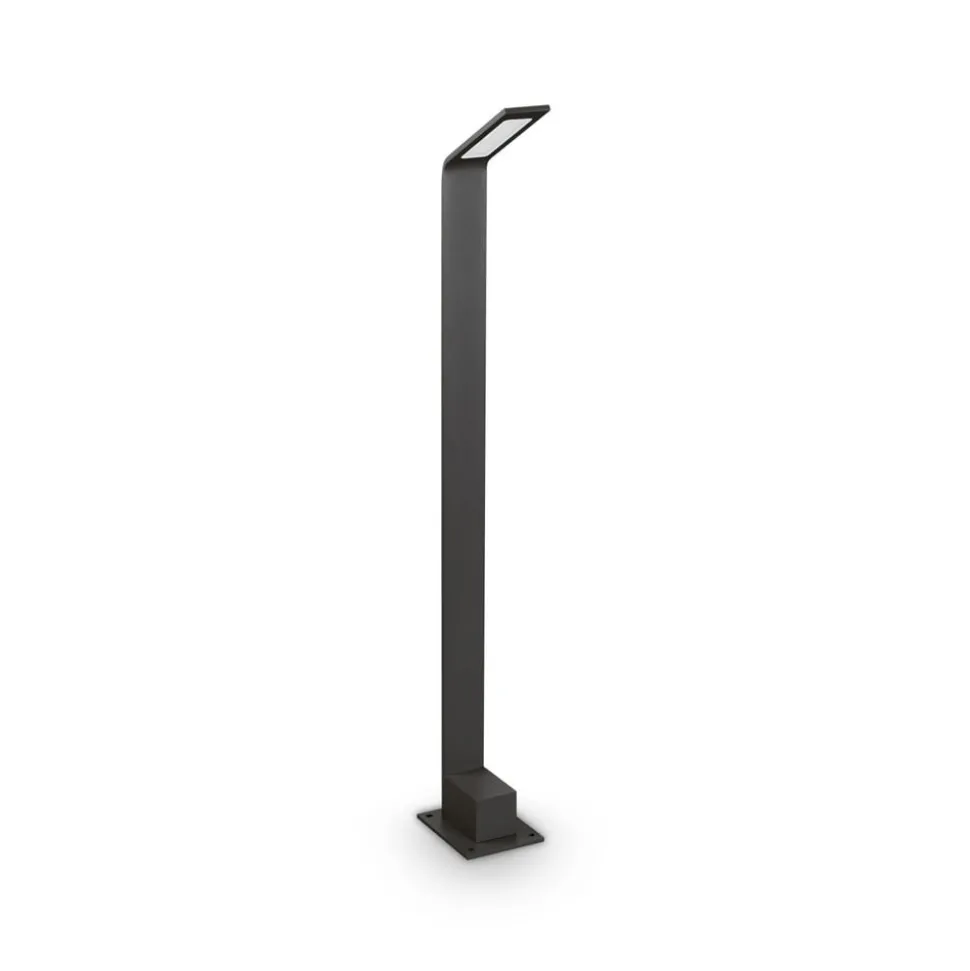 Ideal Lux LED tuinpadverlichting zwart 3.000 K hoogte 80 cm aluminium