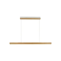 Ilgas hanglamp, hout, metaal, 3.000 K