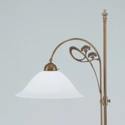 ILKA vloerlamp, Berlin messing