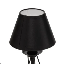 Imposante kroonluchter Bona met stoffen kappen