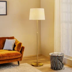 In hoogte verstelbare vloerlamp Lyon m. trekschak.
