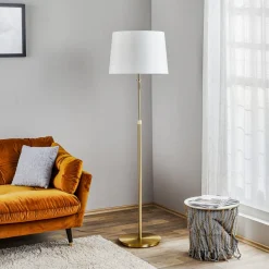 In hoogte verstelbare vloerlamp Lyon m. trekschak.