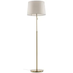 In hoogte verstelbare vloerlamp Lyon m. trekschak.
