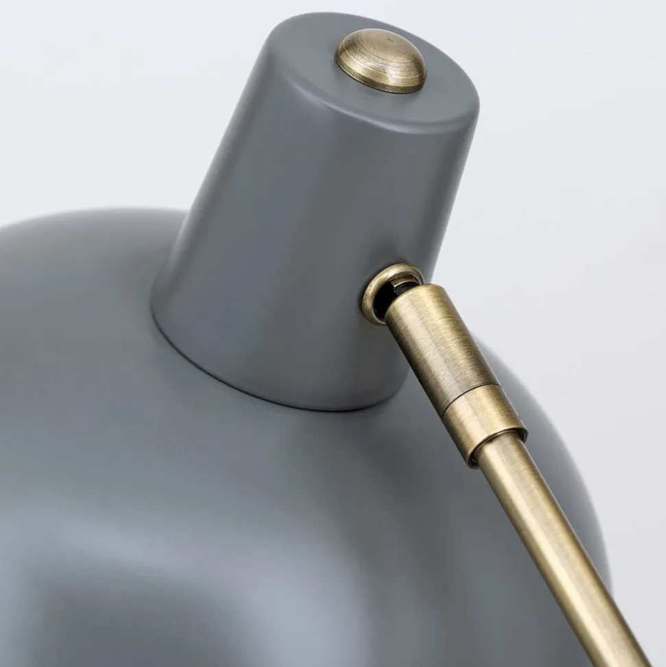 In vintage-look - tafellamp Fedra grijs