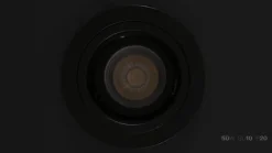 Inbouwlamp Akron, instelbaar, rond, zwart