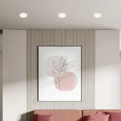 Inbouwlamp Gima, wit, 3.000 K, set van 3