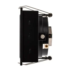 Inbouwlamp Hyde, 2-lamps draaibaar in zwart