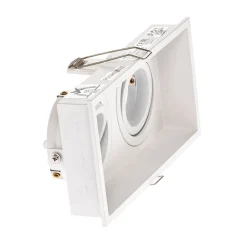 Inbouwlamp Hyde, 2lamps gezwenkt in wit