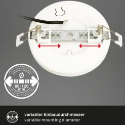 Inbouwlamp LED 7609 3.000K/4.000K Ø 14 cm