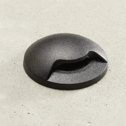 Inbouwlamp Teresa 1L zwart/frosted 3.000K