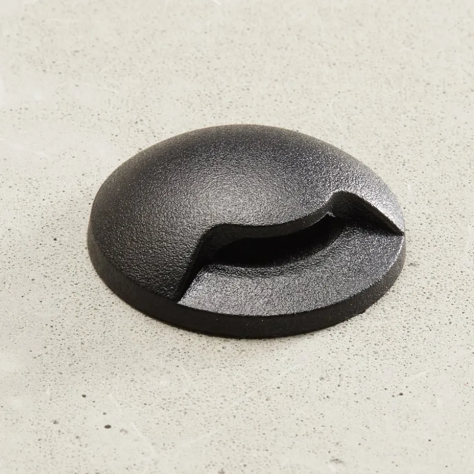 Inbouwlamp Teresa 1L zwart/frosted 3.000K