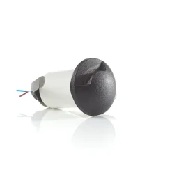 Inbouwlamp Teresa 1L zwart/frosted 3.000K