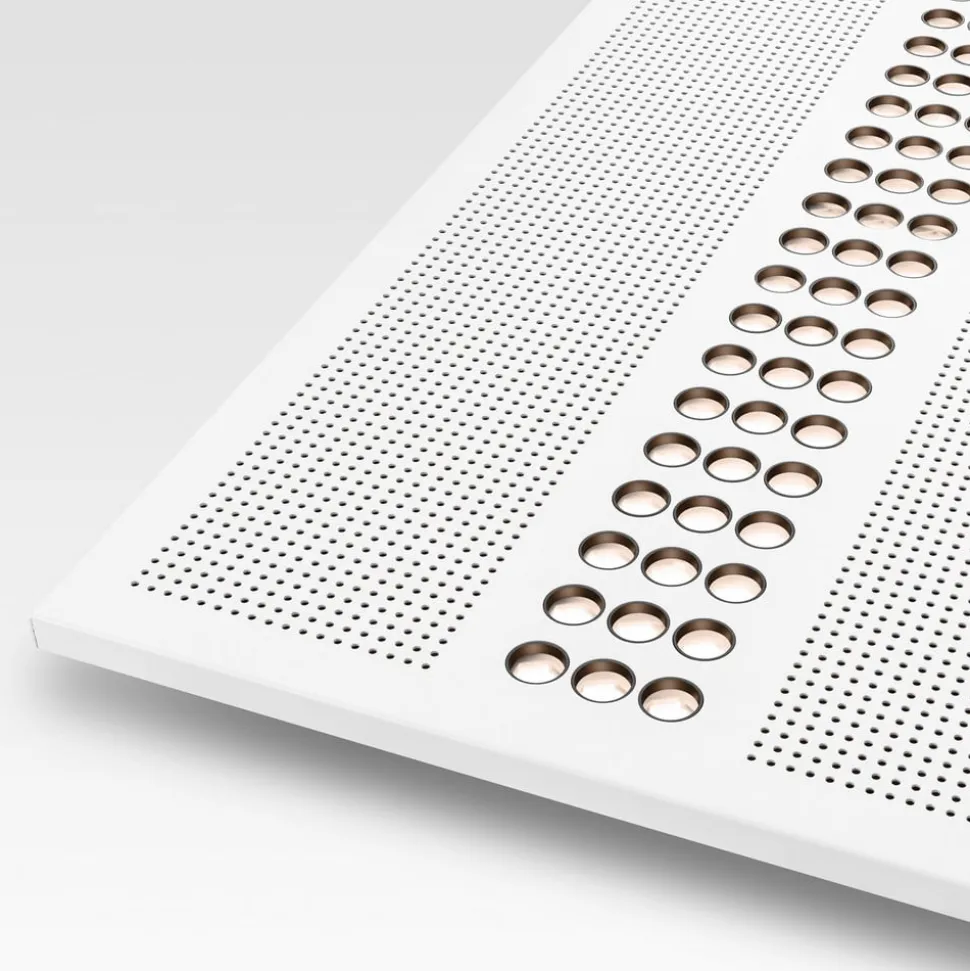 Inbouwpaneel Optico 61,7x61,7cm wit DALI 840 62W