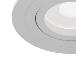 Inbouwspot Atom, GU10, wit, ronde frame