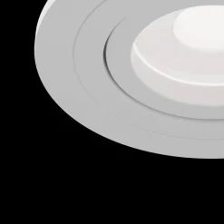 Inbouwspot Atom, GU10, wit, ronde frame