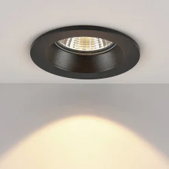 Inbouwspot Chicco Round 7W 30° 3.000K zwart