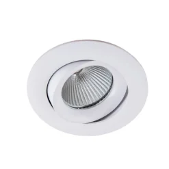 Inbouwspot Choice, aluminium, zwenkbaar, wit